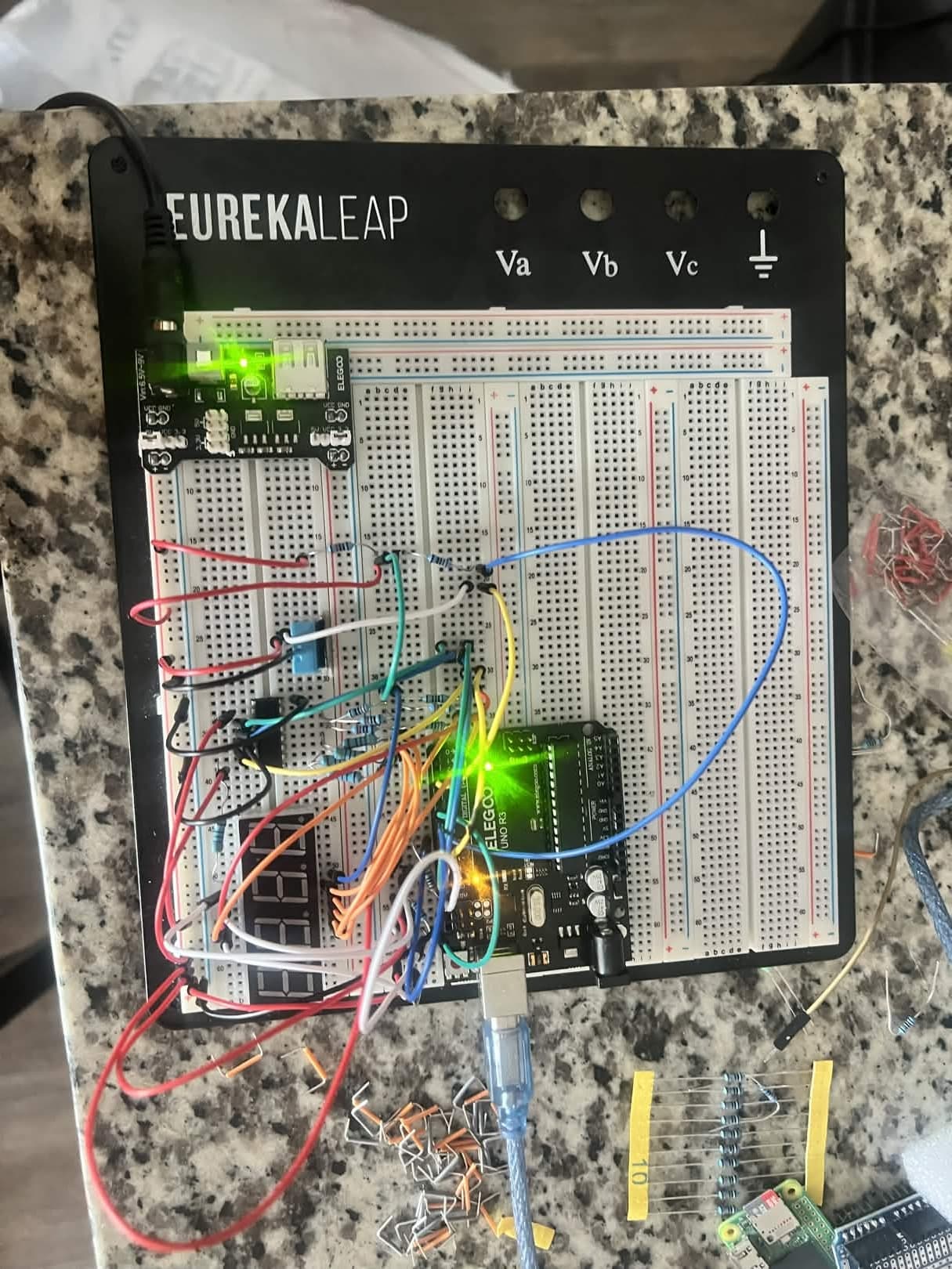 Breadboarding display